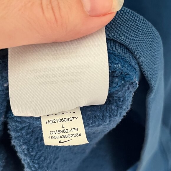 Nike Hoodie Blue Size Large - Picture 8 of 8